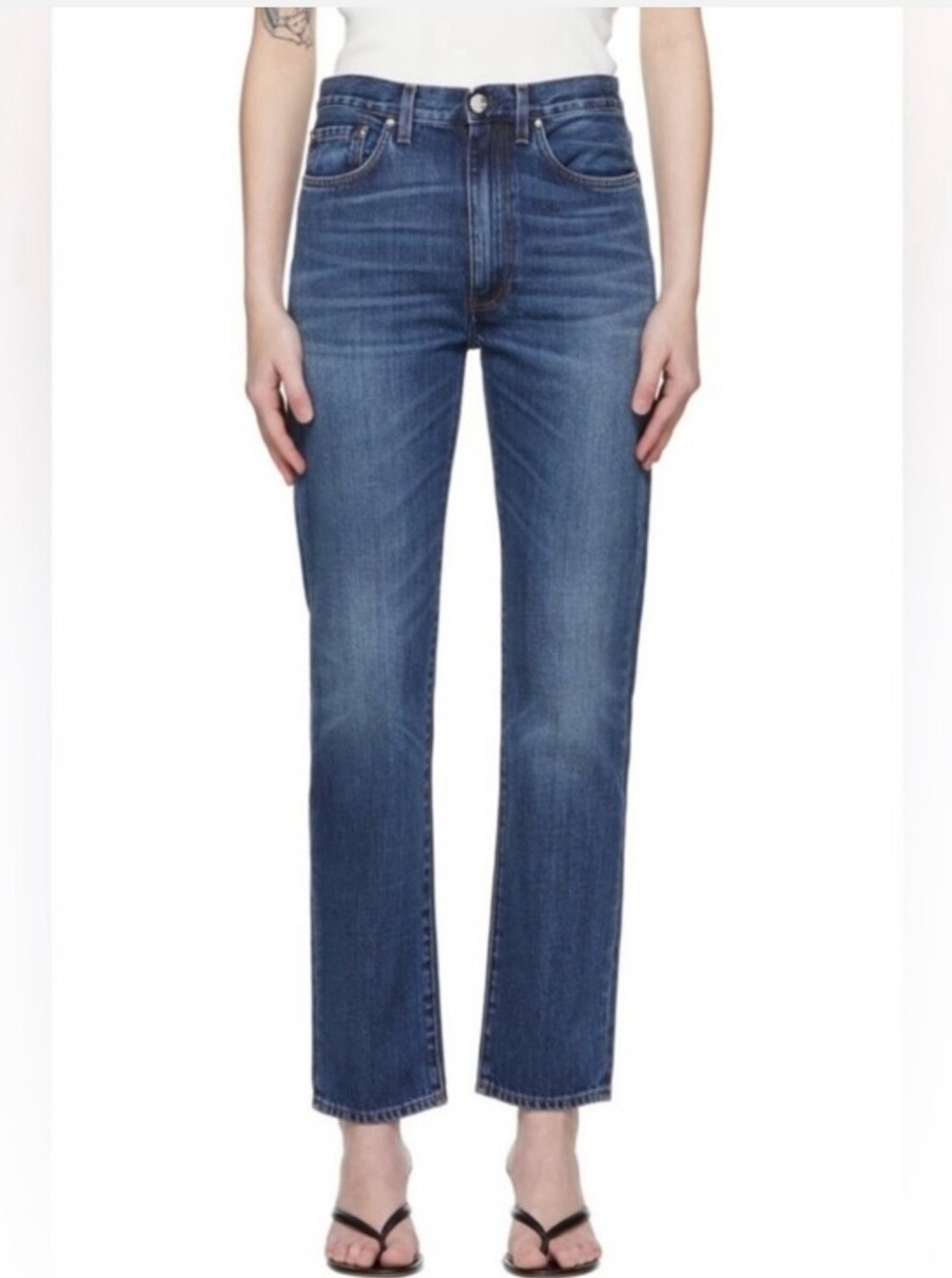 Toteme Women's Dark Blue Denim Jeans